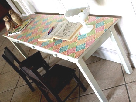 как сделать декупаж мебели обоями своими руками